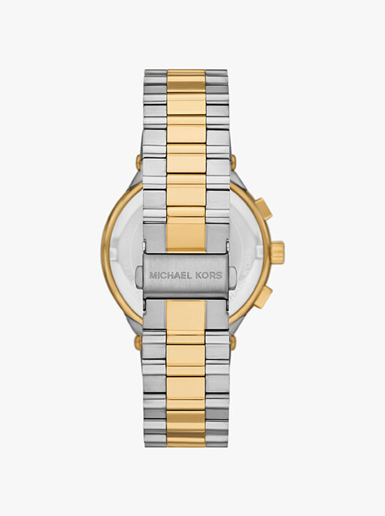 Oversized Billie Two-Tone Watch michael kors oversized billie two tone watch