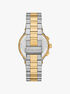 Oversized Billie Two-Tone Watch michael kors oversized billie two tone watch