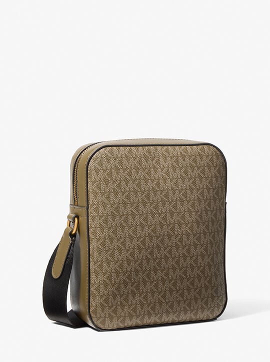 Hudson Mini Signature Logo Flight Bag michael kors hudson mini signature logo flight bag
