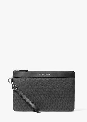 michael kors logo travel pouch