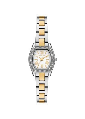 michael kors petite chelsea pav  two tone watch