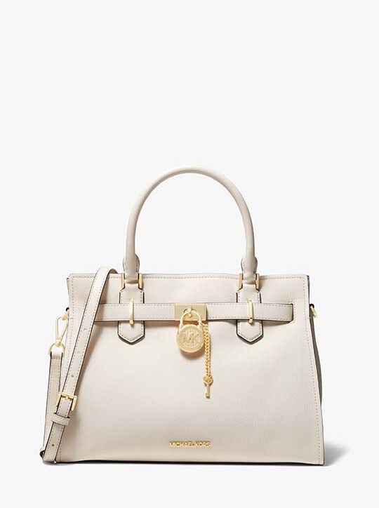 حقيبة هاملتون الجلدية متوسطة الحجم michael kors حقيبة هاملتون الجلدية متوسطة الحجم