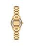 Lexington Brushed Gold-Tone Watch Gift Set michael kors lexington brushed gold tone watch gift set