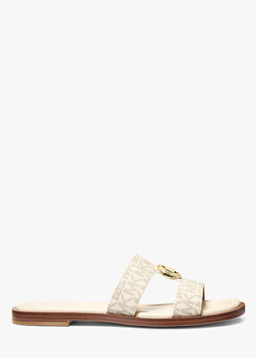 michael kors erin signature logo sandal