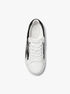 michael kors romey mixed media platform sneaker