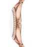 michael kors mini harlowe pav  rose gold tone watch