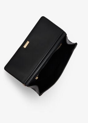 michael kors carmine medium pebbled leather pochette