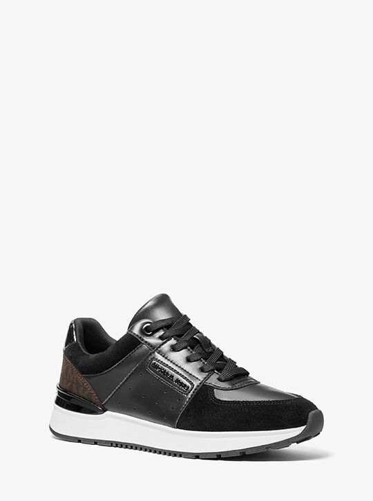 michael kors artis mixed media trainer