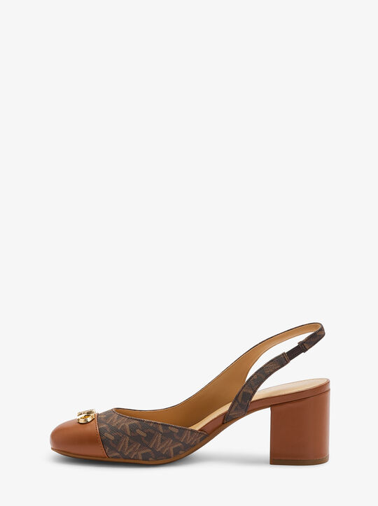 michael kors perla flex toe cap pump