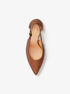 michael kors leather slingback pump