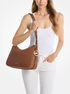 michael kors nolita medium pebbled leather shoulder bag