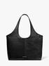 Henly Large Leather and Suede Tote Bag michael kors henly large leather and suede tote bag