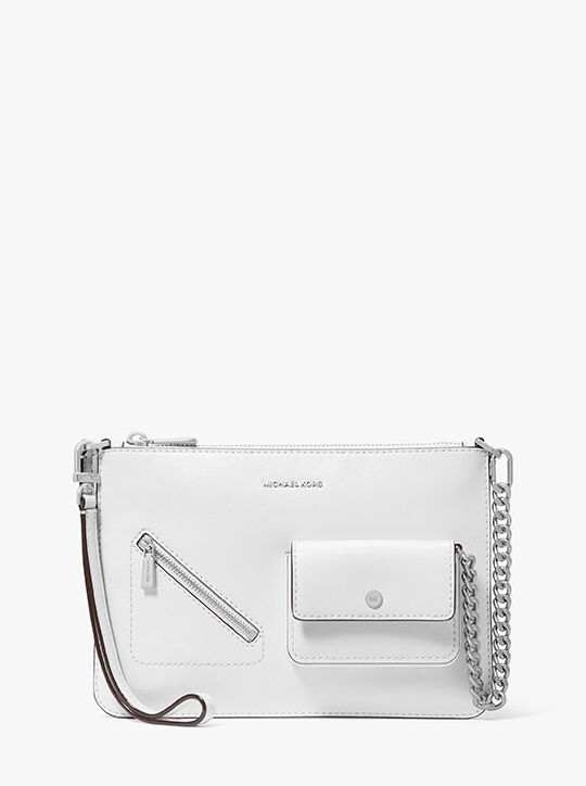حقيبة يد جيت سيت جلدية كبيرة قابلة للتحويل بسحاب michael kors حقيبة يد جيت سيت جلدية كبيرة قابلة للتحويل بسحاب