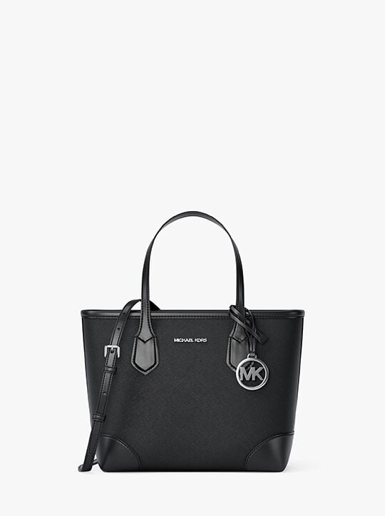 Eva Extra-Small Saffiano Leather Convertible Tote Bag michael kors eva extra small saffiano leather convertible tote bag