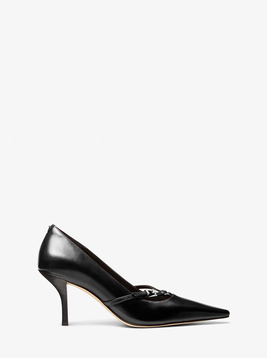 michael kors selina leather pump