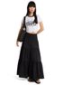 Smocked Cotton Poplin Tiered Maxi Skirt michael kors smocked cotton poplin tiered maxi skirt