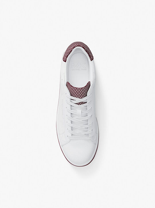 michael kors keating leather sneaker