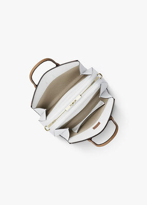 michael kors laila extra small color block leather crossbody bag