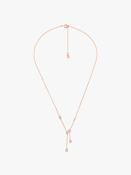 قلادة من الفضة الإسترلينية المطلية بالمعادن الثمينة michael kors قلادة من الفضة الإسترلينية المطلية بالمعادن الثمينة