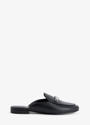 michael kors tiffanie leather mule