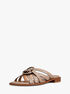 Erika Leather Slide Sandal michael kors erika leather slide sandal