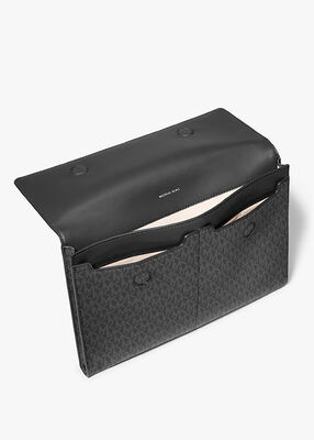 michael kors jet set signature logo laptop case