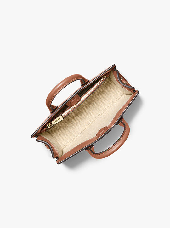 حقيبة سكارليت الجلدية الصغيرة جدًا michael kors حقيبة سكارليت الجلدية الصغيرة جدًا