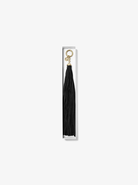 Suede Tassel Bag Charm michael kors suede tassel bag charm