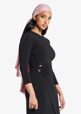 michael kors logo scarf