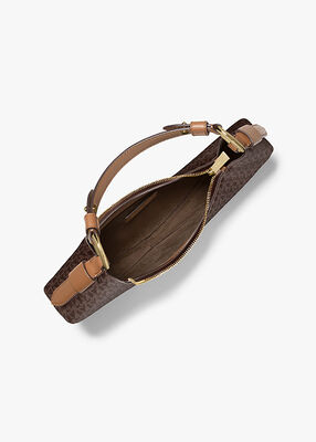 michael kors حقيبة كتف كوا متوسطة الحجم بشعار الماركة