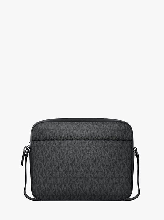 michael kors jet set signature logo crossbody bag