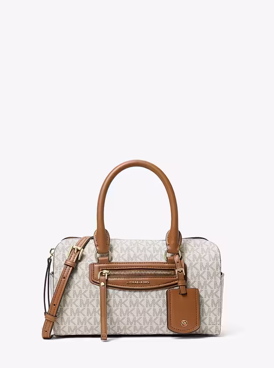 Jet Set Travel Extra-Small Signature Logo Duffel Crossbody Bag michael kors jet set travel extra small signature logo duffel crossbody bag