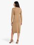 michael kors wool blend turtleneck dress
