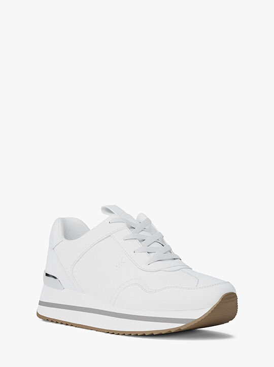 Raina Leather Trainer michael kors raina leather trainer
