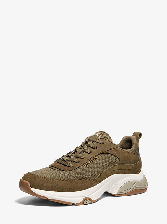 Hartley Mixed-Media Trainer michael kors hartley mixed media trainer