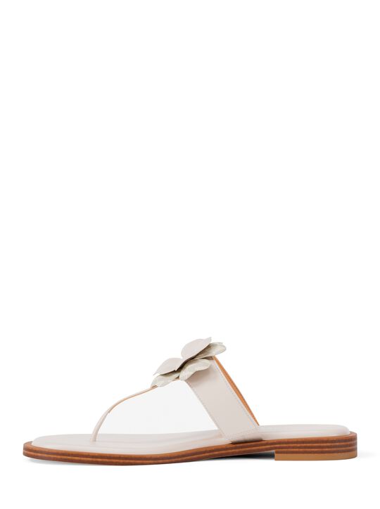Callie Embellished Signature Logo Trim Thong Sandal michael kors callie embellished signature logo trim thong sandal
