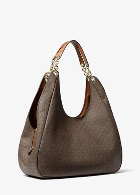 Ellie Large Signature Logo Shoulder Bag michael kors ellie large signature logo shoulder bag