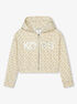 michael kors empire signature logo zip up hoodie
