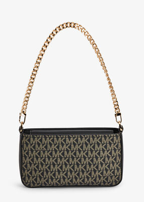 michael kors bryant small signature logo convertible pochette