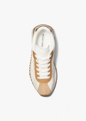 michael kors rhodes mixed media trainer