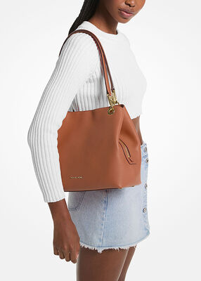 michael kors kensington large pebbled leather tote bag