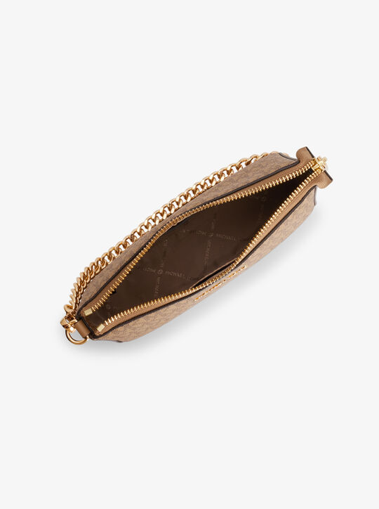 michael kors حقيبة جيت سيت متوسطة الحجم بشعار الماركة