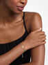 michael kors pav  gold tone logo corded bracelet