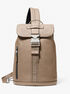 michael kors hudson leather aviator sling pack