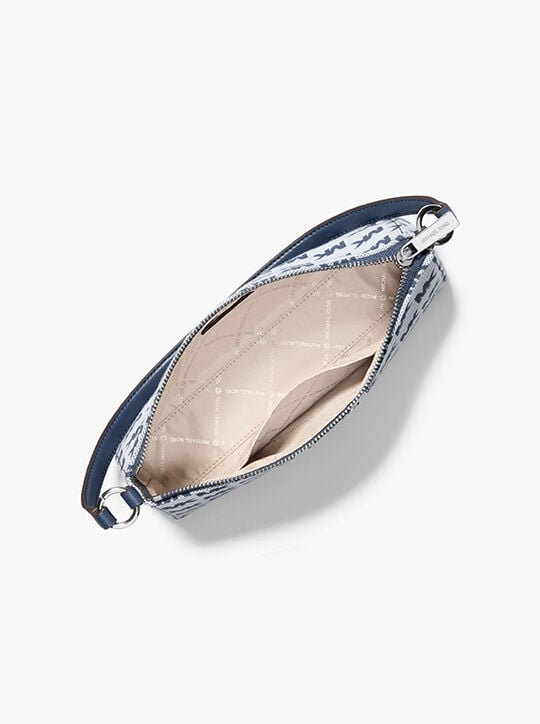 michael kors حقيبة فينسنت متوسطة الحجم من الجاكار مع حافظة بطاقات