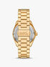 Oversized Maritime Gold-Tone Watch michael kors oversized maritime gold tone watch