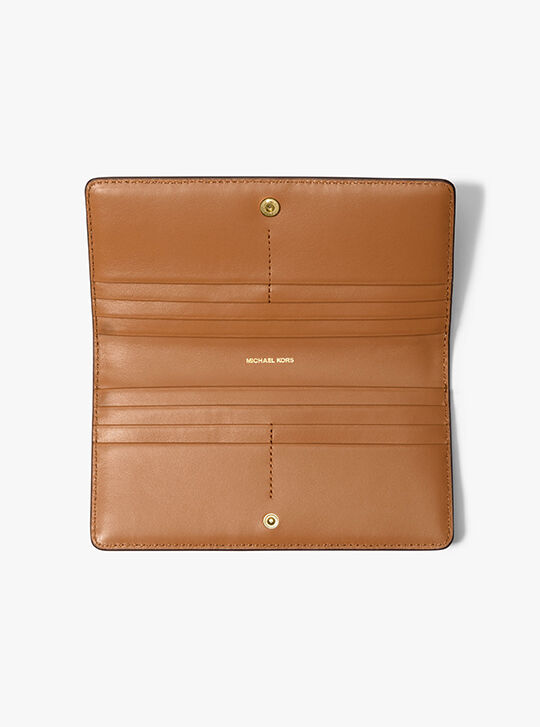 Bryant Large Signature Logo Snap-Front Wallet, VANILLA/ACRN
