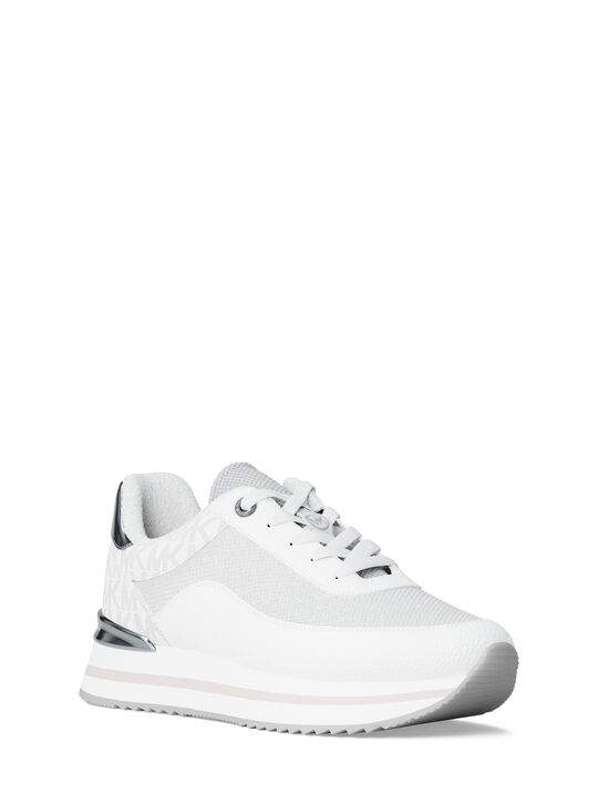 Hattie Mixed-Media Trainer michael kors hattie mixed media trainer