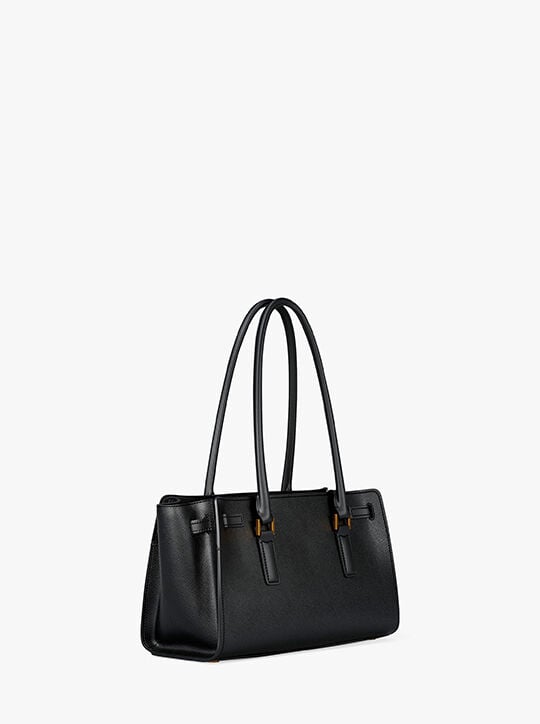 Hamilton Moderne Small Studded Leather Satchel michael kors hamilton moderne small studded leather satchel