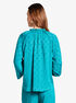 michael kors empire diamond jacquard blouse